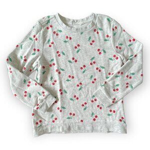 H&M Size 6-8y Cherry Sweatshirt